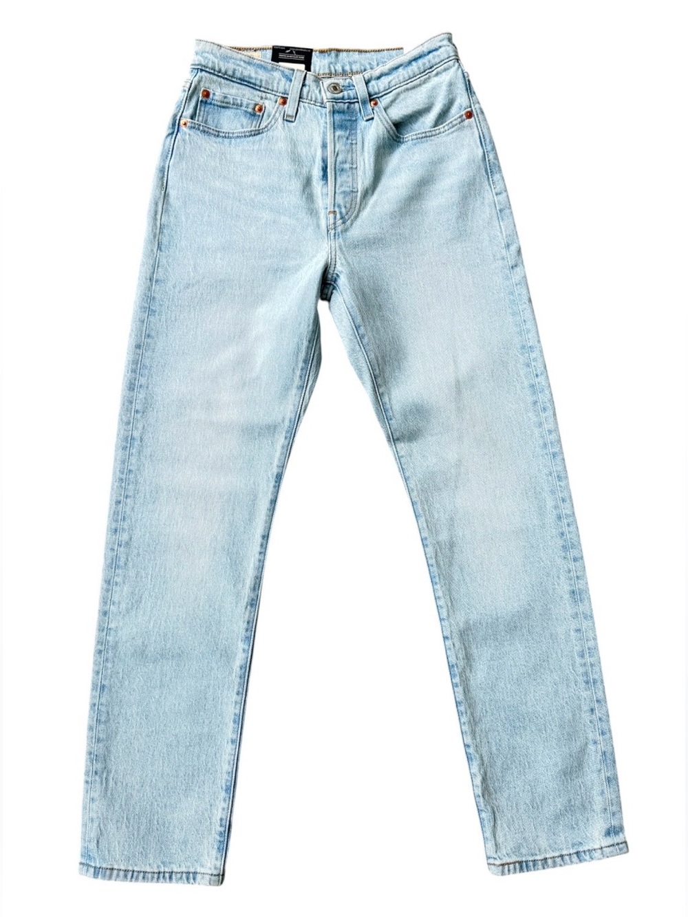 NWT Levi’s 501 Original High Rise Straight Leg Light Wash 26/30